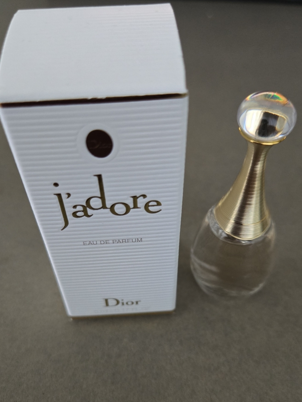New In Box Never Used Dior J'adore collectible bottle Deluxe Mini Travel